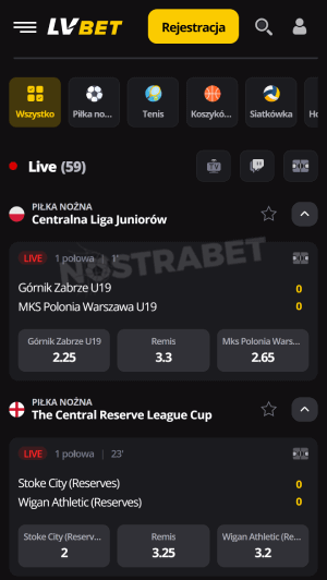 lvbet mobilne zakłady na żywo