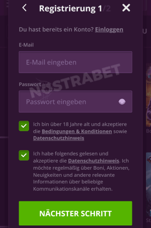 Malina Casino Mobile Registrierung