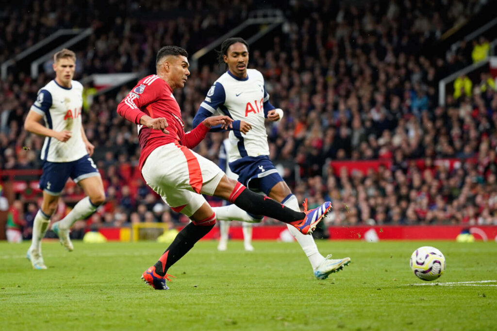 Man United x Tottenham Casemiro