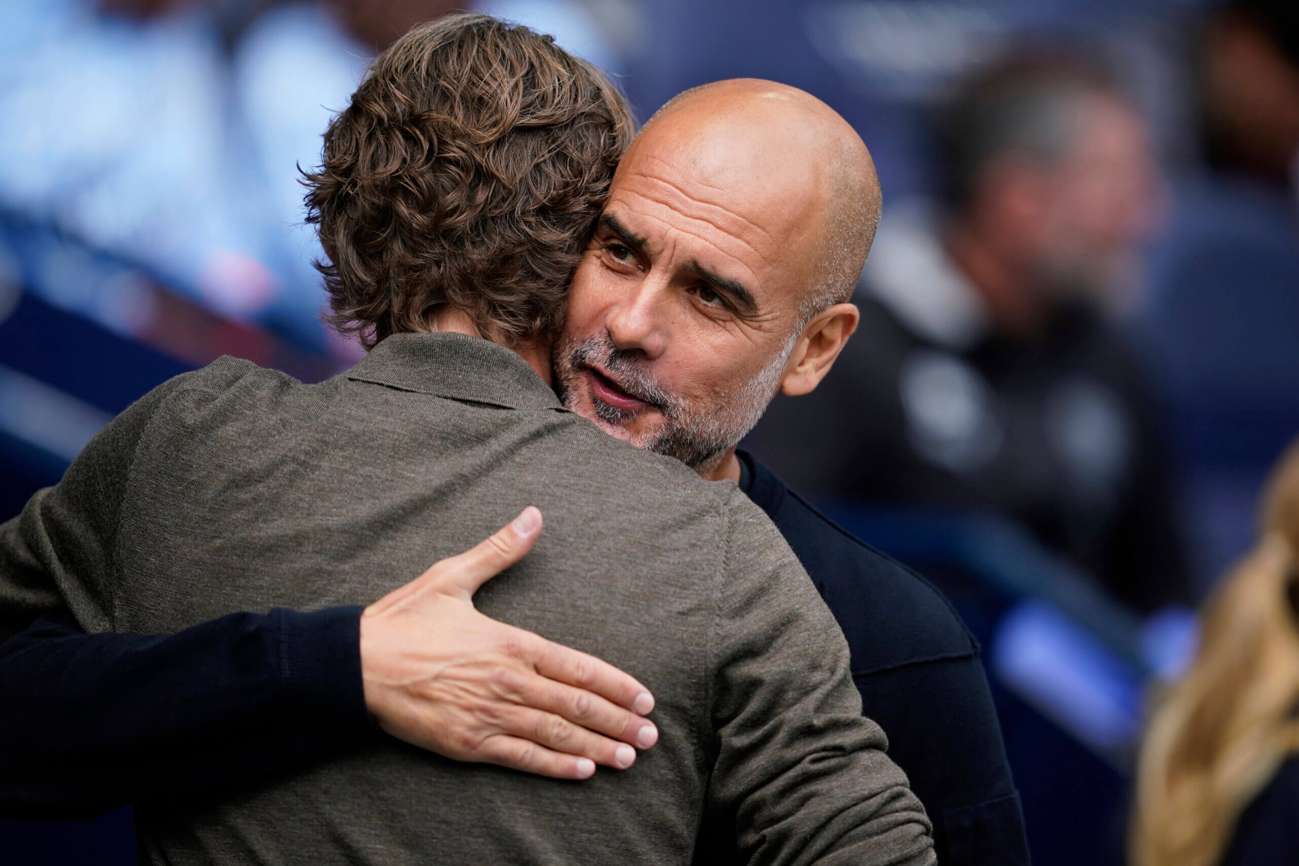 Хосеп Гуардиола и Томас Франк