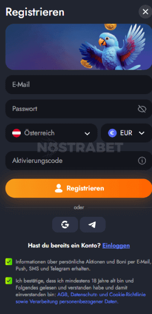 Martin Casino Registrierung