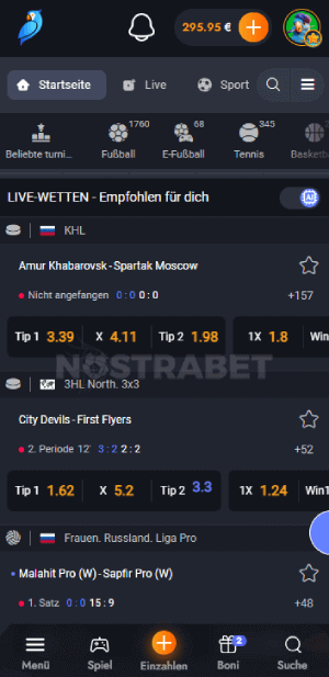 Martin Sportwetten Bereich