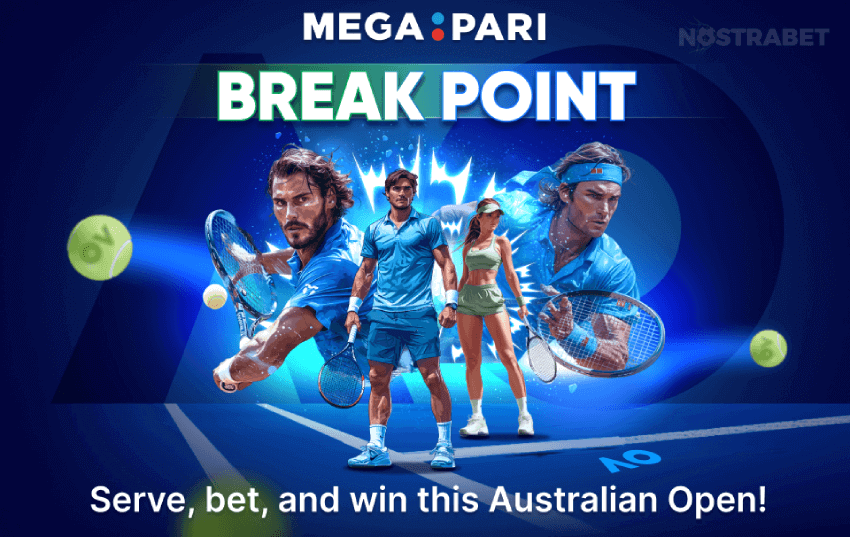 MegaPari Australian Open Break Point promotion