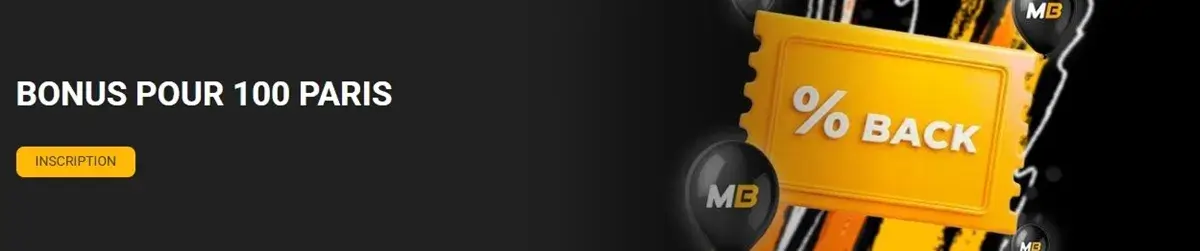 melbet bonus pour 100 paris