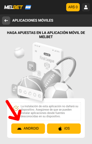 Melbet app descarga Android