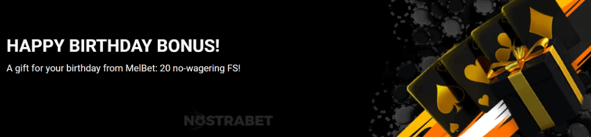 melbet birthday bonus