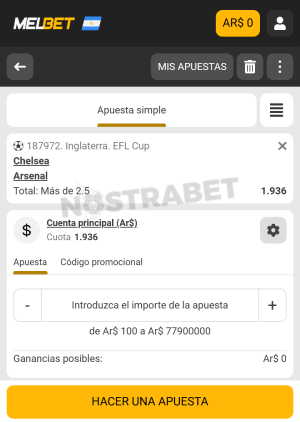 Melbet boleto de apuestas movil