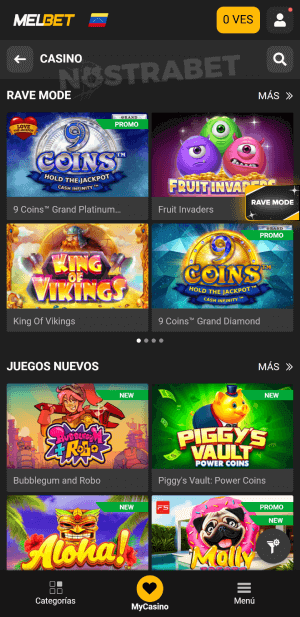 Melbet casino movil