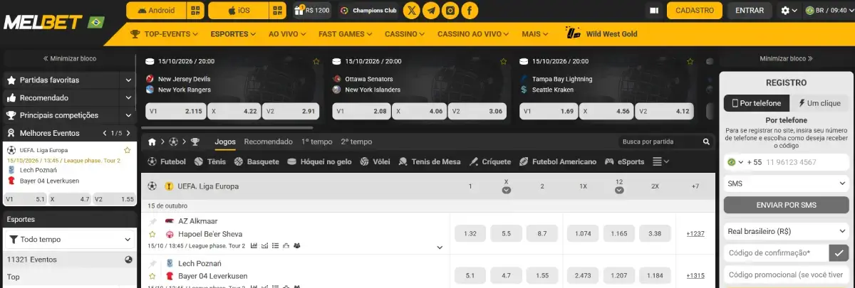 Meblet sportsbook Brasil