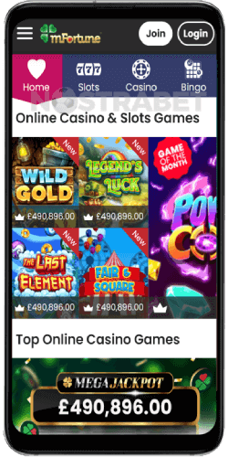 mFortune mobile casino app