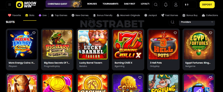 Moonwin casino games