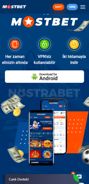 mostbet android uygulama indirme