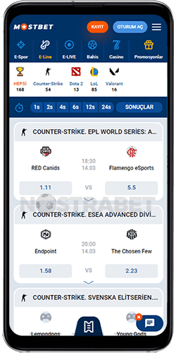 Mostbet Android Esports