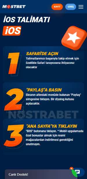 mostbet ios uygulama indirme