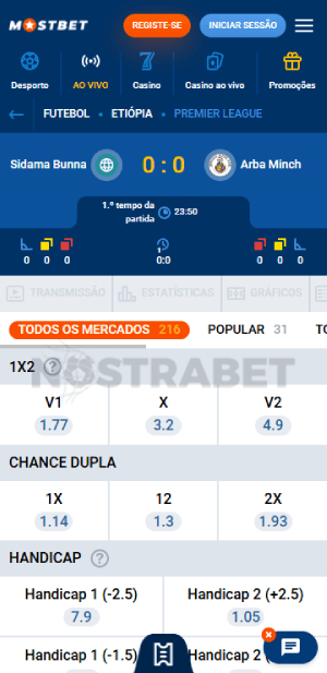 mostbet desportos ao vivo