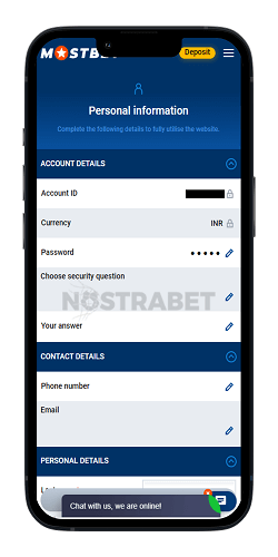 register mobile app mostbet