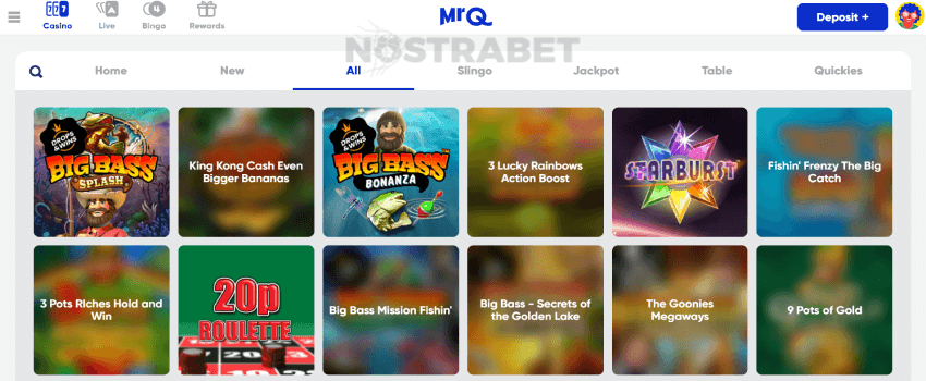 MrQ casino games