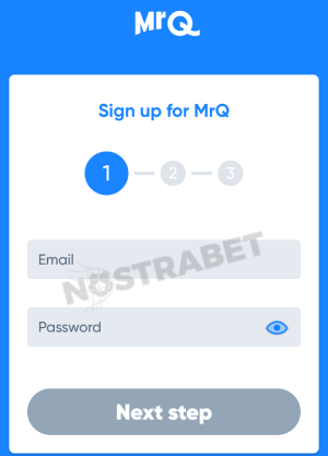 MrQ signup form