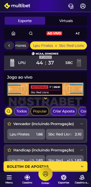 Multibet Esportes ao Vivo