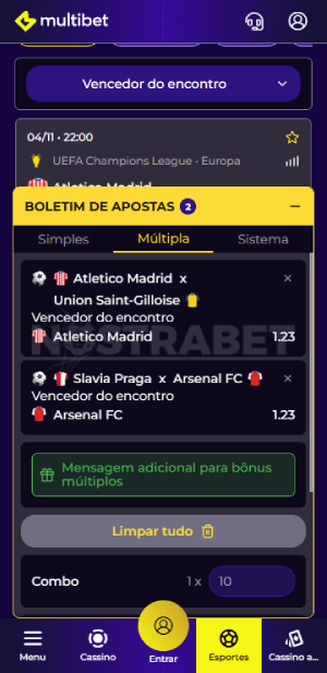 Multibet: faça uma aposta