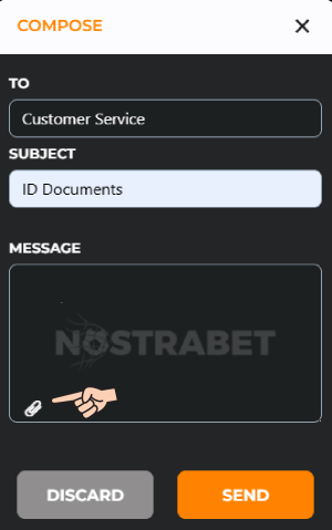 MyBookie send documents