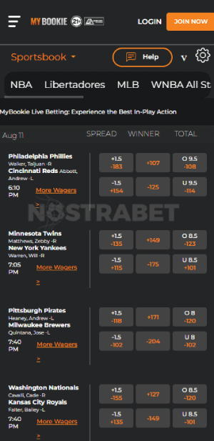 mybookie live betting