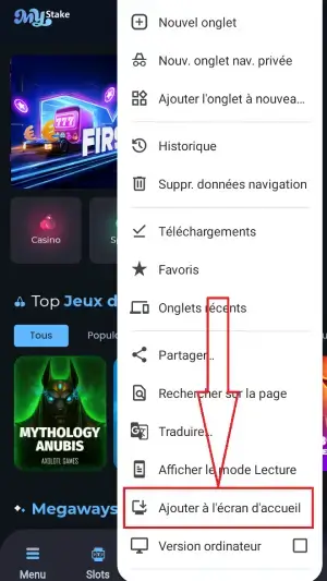 MyStake Android app télécharger