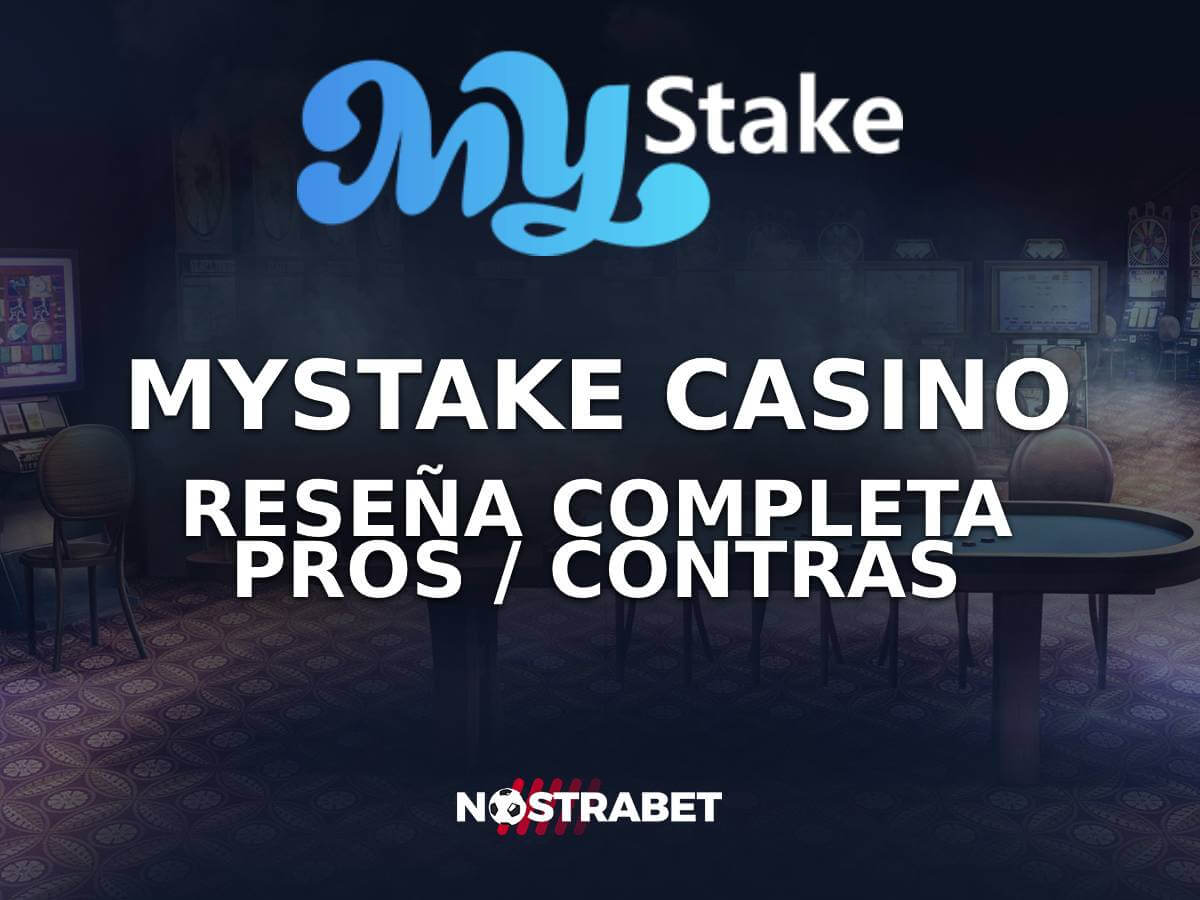 Screenshot of the Mystake casino interface showing games and features