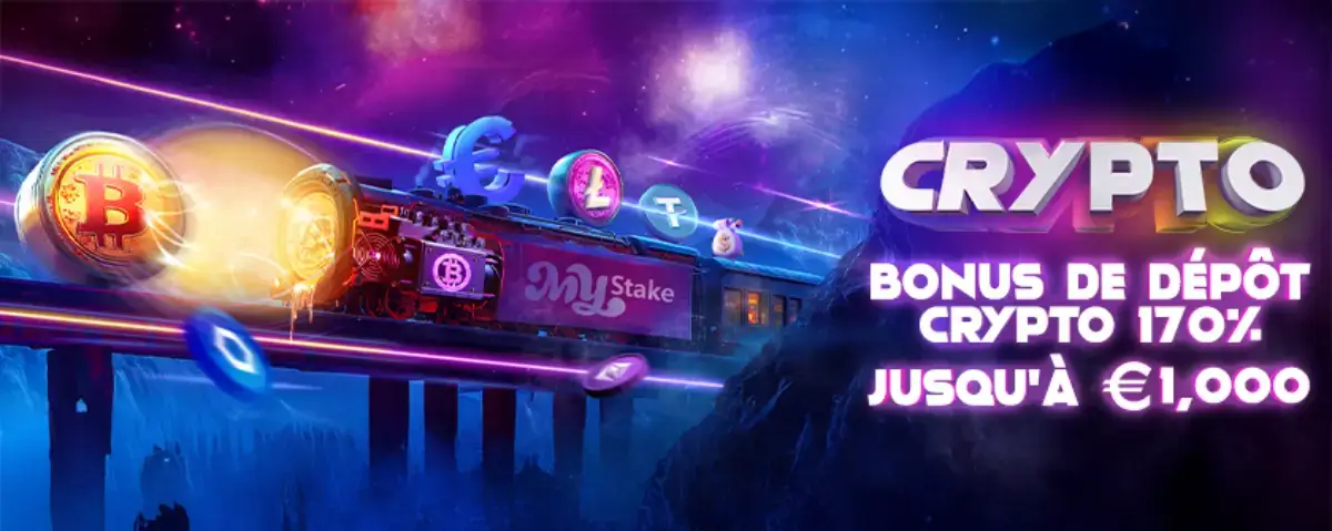 MyStake bonus de bienvenue crypto