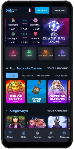 MyStake version mobile