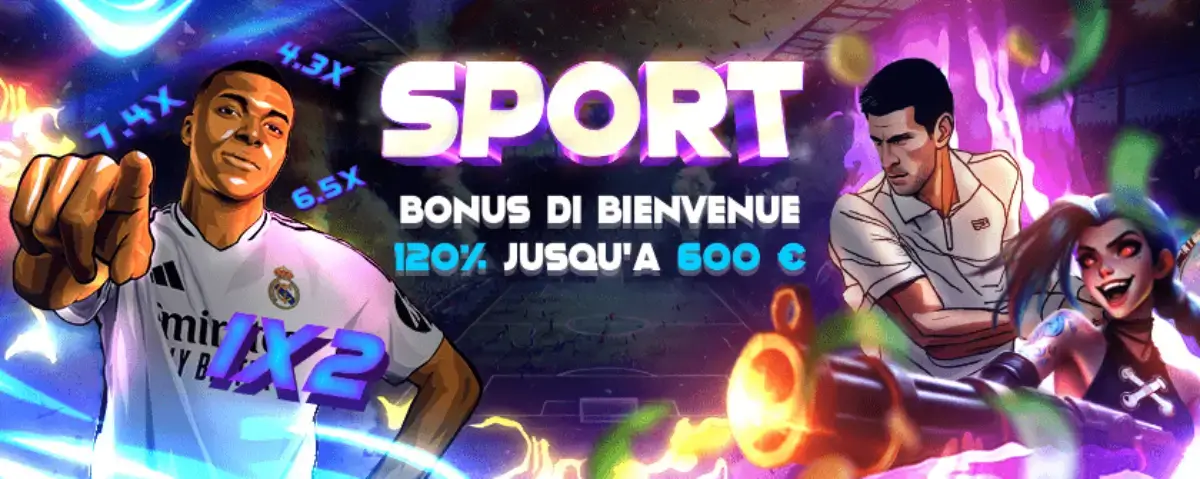 MyStake bonus de bienvenue sport