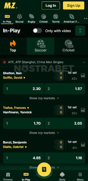 Mzansibet Live Betting