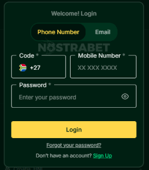 Mzansibet login steps