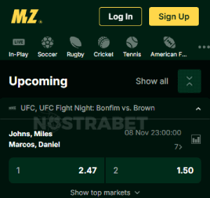 Mzansibet UFC