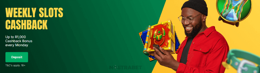 Mzansibet slots cashback