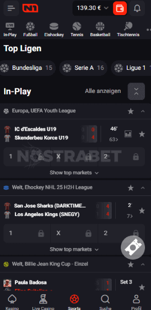 N1 Bet Casino Sportwetten Angebot