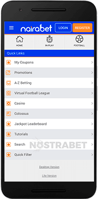 nairabet old mobile lite apk