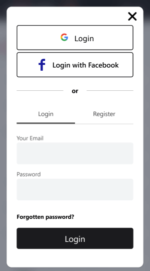 Nostrabet login fields