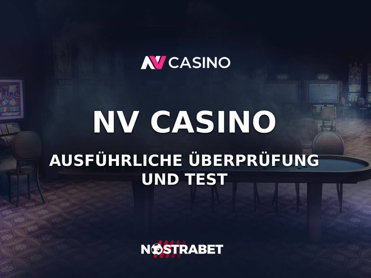 NV Casino Interface mit Zahlungssektion