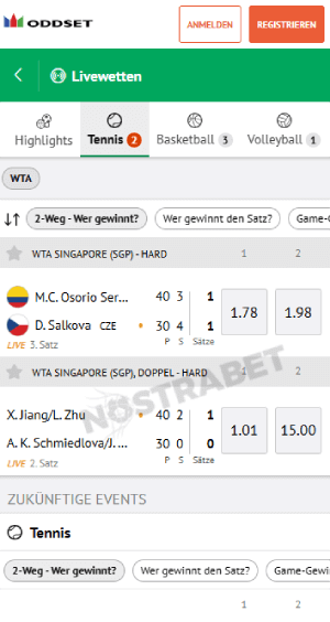 oddset livewetten