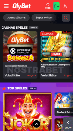 juegos de casino olybet