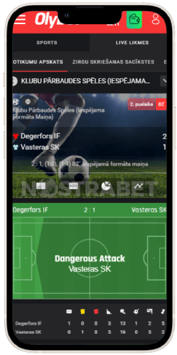 olybet tiešraides sports priekš ios