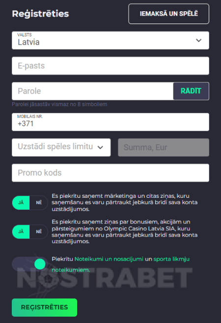 registro olybet