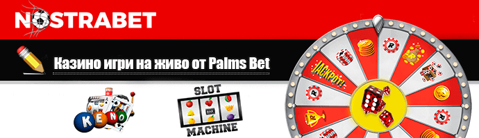 Palms bet казино игри на живо