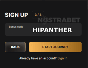 Pantherbet bonus code enter