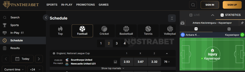 pantherbet sportsbook