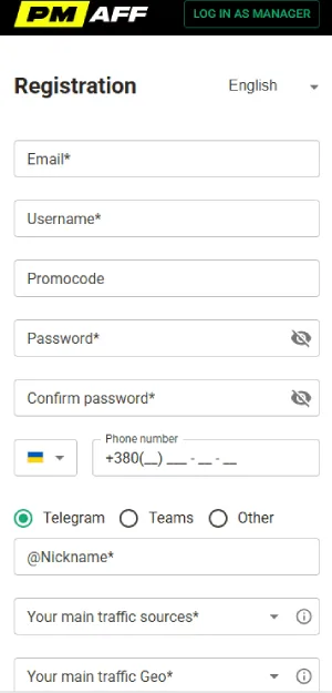 parimatch affiliates registration