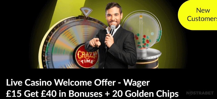 parimatch uk live casino welcome bonus