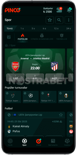 Pinco.win uygulaması