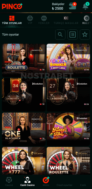 Pinco.win canlı casino
